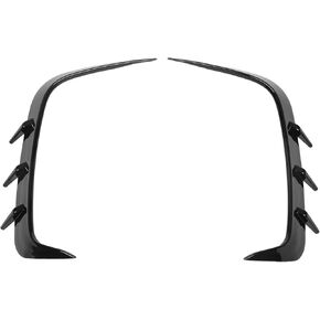 2 Pcs Rear Bumper Spoiler Glossy Black Lower Air Vent Cover Trim Frame Universal Rear Bumper Lip Carbon Fiber Rear Spoiler for 4 Series G22 G23 M Sport