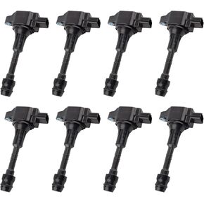 BOXI 8pcs Ignition Coils Fits for Infiniti QX56 2007-2010 / for Nissan Armada 2007-2015/NV2500 NV3500 2012-2016/Pathfinder 2008-2012/Titan 2008-2015 - V8 5.6L | 22448-ZE00A 22448-ZE00C UF-551 E1051