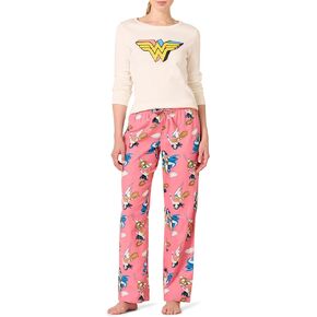 Amazon Essentials DC Women's Flannel Pajama Sleep Sets