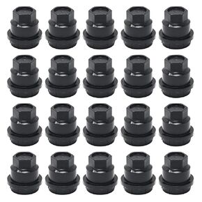 20Pcs Black Lug Nut Covers Cap for Chevrolet S10 Blazer and for GMC Jimmy Sonoma OE15661036
