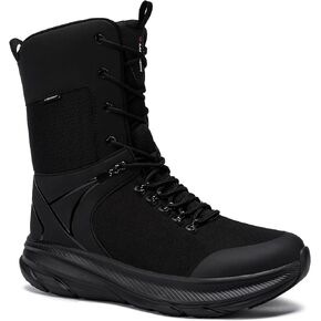 LARNMERN Non Slip Tactical Work Boots Men Military Hiking Boots Slip Resistant 8 Inches Indutrial Construction Sneakers Light and Comfy