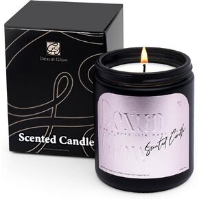 Aromatherapy Candle, Lavender and Rosemary Scented Candles for Home, 7OZ 100% Natural Soy Wax Candles for Women, Perfect Candles Gift for Christmas Birthday Thanksgiving Day