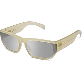 SOJOS Trendy Rectangle Sunglasses for Women Men Vintage Designer Inspired Sunnies 80s 90s Shades SJ2325