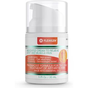 Pain Relieving Cream Lotion- 3.2 oz Spray Pump- Frankincense and Menthol Arthritis Therapy Rub for Joint and Muscle Ache. Cooling, FSA/HSA Eligible