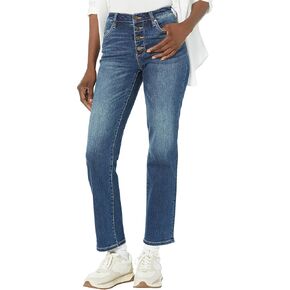 Liverpool Women's Kennedy Straight with Exposed Button Fly in Marengo