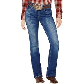 Flamingals Butt Lifting Straight Jeans Mid Waist Vintage Curvy Tummy Control Trendy Denim Jeans