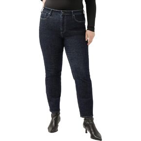 Silver Jeans Co. Women's Plus Size Isbister High Rise Straight Leg Jeans