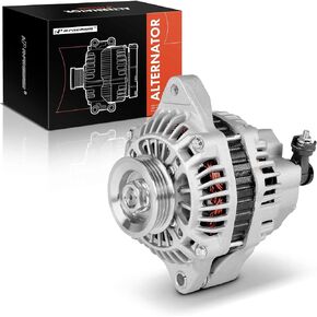 A-Premium Alternator Compatible with Honda Civic 1996-2000 & Acura EL 1997-2000, 1.6L, 12V 70A 4-Groove Pulley Counterclockwise, Replace# 31100P2FC01, 31100P2FC02