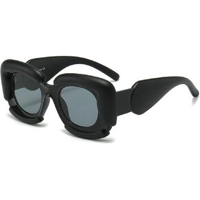 COTIA Unique Square Sunglasses Women Men Fashion Inflated Thick Frame Personality Design Y2K Punk Sun Glasses Eyewear