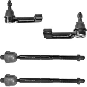 MOTORMAN 4pcs EV800457-2+ ES800515-1+ES800514-1 Front Inner&Outer Tie Rod End For FORD EXPEDITION 2007-2014 All Models