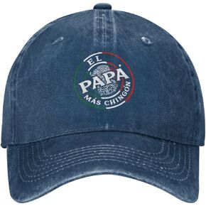 The Coolest Dad Hat for Men, Adjustable Cotton Printed Mexican Papa Baseball Cap