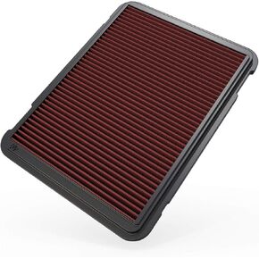 K&N High-Flow Original Lifetime Engine Air Filter: Increase Power & Towing, Washable, Premium: Compatible with 1998-2017 Toyota/Lexus (Land Cruiser 76/78/79, Land Cruiser Prado, LX470), 33-2146