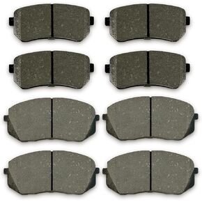 Ceramic Front Rear Brake Pads Compatible with 2011-2016 Hyundai Tucson Kia Sportage