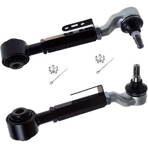 K100122 x2 (Pair) Rear Upper Adjustable Control Arm Compatible With 2009-2015 Ho-nda Pilot /2007-2013 Ac-ura MDX, 2010-2013 ZDX [# 52390STXA01 52400STXA11 CMS601182 GS601182 522-433 522-434]