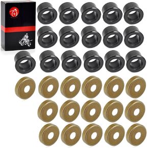 16pcs A Arm Bushing & Dust Cover Seal Caps Rebuild Kit for Yamaha Warrior 350 Raptor 350 YFM350 1987-2013 5YT-23517-00-00 90381-15088-00