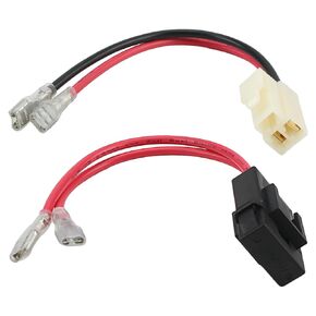 AUTOKAY Battery Wire Harness Pocket Mod Pocket Rocket PR200 v27+ Fit for Razor MX350 MX400-3 Holes Plug