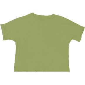 تي شيرت نسائي كبير الحجم بأكمام قصيرة من Buauty، تي شيرت فضفاض أساسي برقبة دائرية، مقاس كبير، قميص كاجوال للعمل الصيفي 2024 عصري in Kuwait