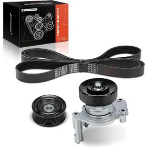 A-Premium Engine Serpentine Belt Drive Kit Compatible with Lexus Cars - LS400 1995 1996 1997-4.0L