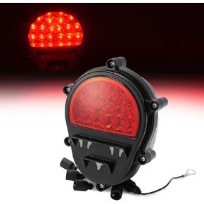 HECASA LED Pair Brake Light Compatible with Humvee M35 M998 Replacement for 11639535 12422958 11614157 Red Lens Rear Tail Lamp Stop Lamp Driver & Passenger Side 2Pcs