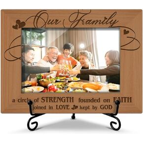 House Warming Gifts New Home Adventure New Memories - Wooden Photo Frame, Engagements Gifts For Christmas Tabletop Display 4x6 Photo Home Decor Party Decor Rustic Picture Frames With Stand -30