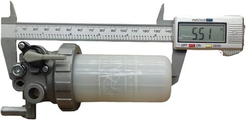 Fuel Water Separator Filter Cup Assy 1G410-43350 Compatible with Kubota M100XDTC M105XDTCC M108 M8540DT M8540F M9540DT M9540F MX4800DT MX4800F MX4800H MX5200DT MX5200F MX5200H MX5800H M95 M9540 in Saudi Arabia