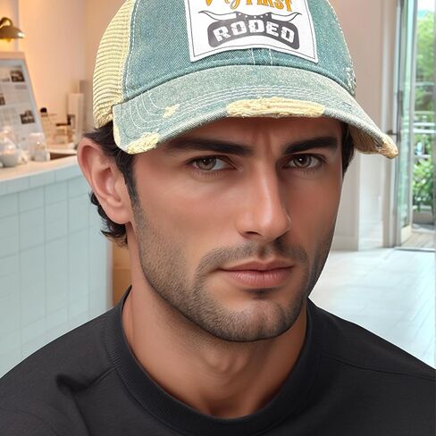 Popfizzy Funny Vintage Trucker Hats for Women and Men, Adult Humor Caps, Unisex Distressed Baseball Caps, Adjustable Snapback in Kuwait