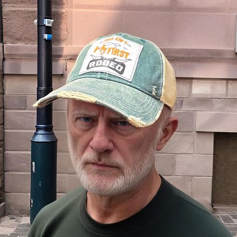 Popfizzy Funny Vintage Trucker Hats for Women and Men, Adult Humor Caps, Unisex Distressed Baseball Caps, Adjustable Snapback in Kuwait