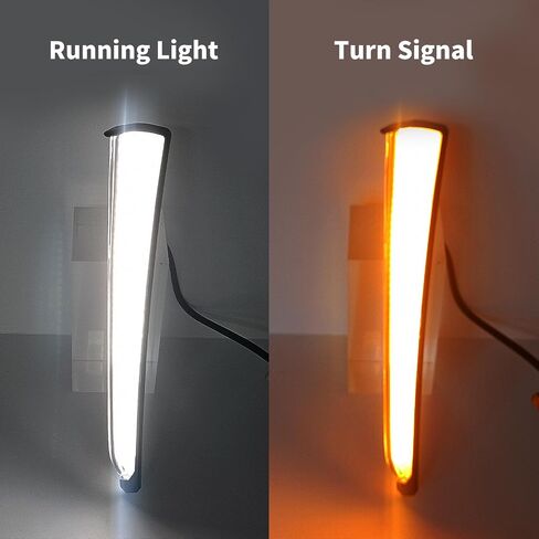 Side Fairing Lower Lights Motorcycle Turn Signal Running Light Compatible with Harley Touring Street Gilde Road King Road Gilde Electra Glide Ultra Limited 2014-2023 Black in Saudi Arabia