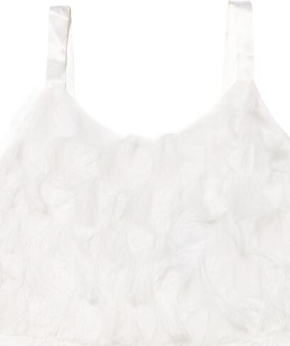 Speechless Girls' Sleeveless Off White Eyelash Midi Party Dress in Saudi Arabia