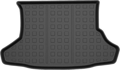 Mixsuper Custom Fit Cargo Liner لقاعدة Toyota Prius 2010-2011، 2012-2015 Toyota Prius اثنان/ثلاثة/أربعة/خمسة، حصيرة صندوق الأمتعة الخلفي لجميع الأحوال الجوية باللون الأسود in Kuwait