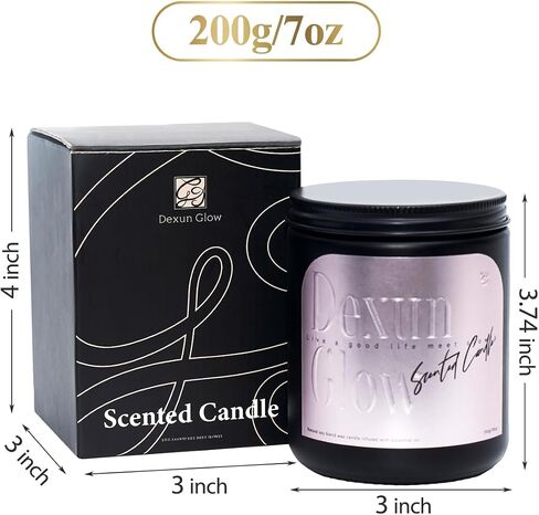 Aromatherapy Candle, Lavender and Rosemary Scented Candles for Home, 7OZ 100% Natural Soy Wax Candles for Women, Perfect Candles Gift for Christmas Birthday Thanksgiving Day in Saudi Arabia