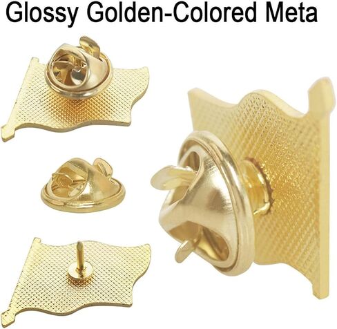 10/20/50/100 Pack Metal India Flag Lapel Pin Waving Indian Pins bulk Patriotic Badge Souvenir Gifts in Kuwait