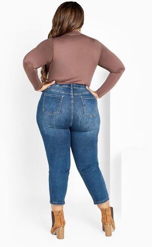 Women's Plus Size Ella Ankle Jean in Kuwait