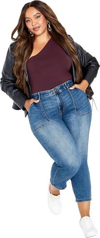Women's Plus Size Ella Ankle Jean in Kuwait