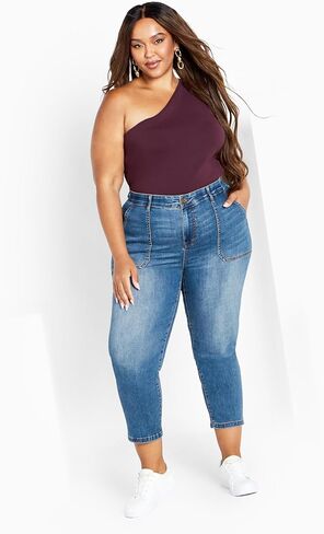 Women's Plus Size Ella Ankle Jean in Kuwait