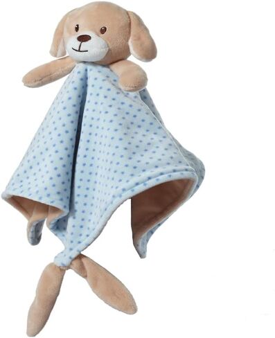 CREVENT Cozy Plush Baby Security Blanket Loveys for Baby Boys and Girls, Minky Dot Front + Sherpa Backing with Animal Face (Grey Elephant) in Saudi Arabia