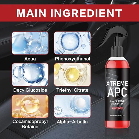 XTREME APC، منظف Extreme Apc، منظف Xtreme Apc شديد التحمل، منظف Xtreme لجميع الأغراض، مزيل الأوساخ والشحوم متعدد الأغراض (3 قطع) in Saudi Arabia