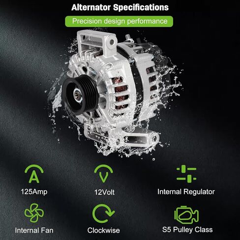 SCITOO Alternator Replacement for Chevrolet for Cobalt 08-10, for Chevrolet for Malibu 08-10 12, for Pontiac for G5 08-10, for Saturn for Aura 08-09, for Saturn for Sky 08, for Saturn for Vue 08-10 in Saudi Arabia