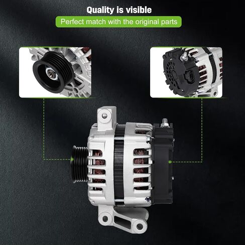 SCITOO Alternator Replacement for Chevrolet for Cobalt 08-10, for Chevrolet for Malibu 08-10 12, for Pontiac for G5 08-10, for Saturn for Aura 08-09, for Saturn for Sky 08, for Saturn for Vue 08-10 in Saudi Arabia