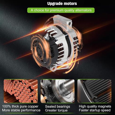 SCITOO Alternator Replacement for Chevrolet for Cobalt 08-10, for Chevrolet for Malibu 08-10 12, for Pontiac for G5 08-10, for Saturn for Aura 08-09, for Saturn for Sky 08, for Saturn for Vue 08-10 in Saudi Arabia