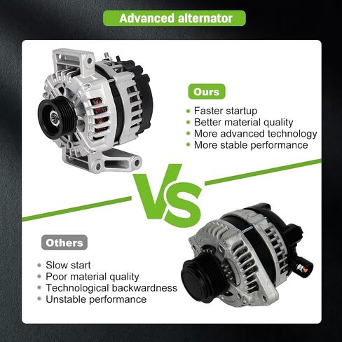 SCITOO Alternator Replacement for Chevrolet for Cobalt 08-10, for Chevrolet for Malibu 08-10 12, for Pontiac for G5 08-10, for Saturn for Aura 08-09, for Saturn for Sky 08, for Saturn for Vue 08-10 in Saudi Arabia