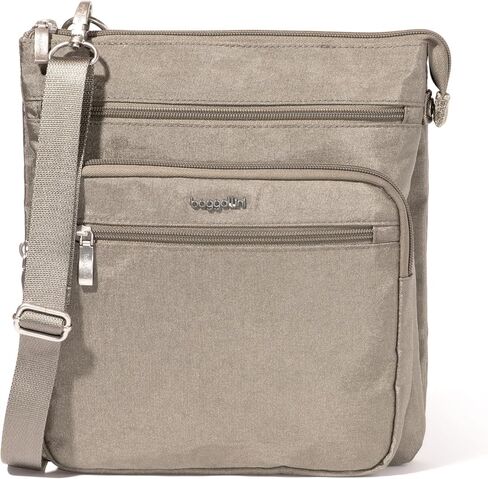 Baggallini Crossbody Bag for Women 10" X 10.7" Lightweight Handbags with RFID Card Slots Interior Divider in Saudi Arabia