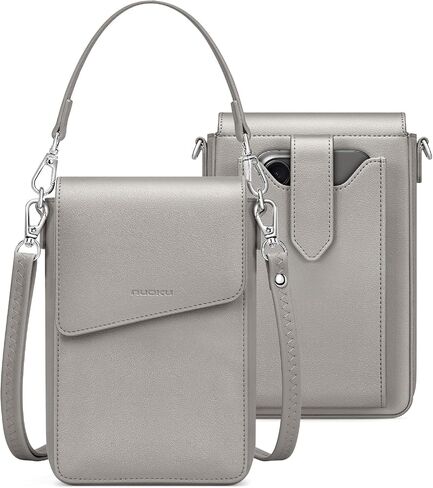 nuoku Small Crossbody Wallet Purse for Women with Phone Pocket, Small Crossbody Phone Bag with 2 Straps in Kuwait