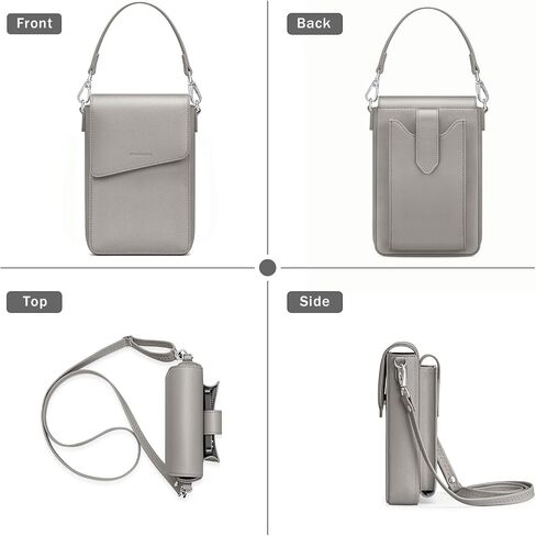 nuoku Small Crossbody Wallet Purse for Women with Phone Pocket, Small Crossbody Phone Bag with 2 Straps in Kuwait