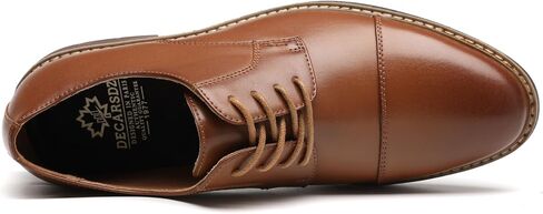 DECARSDZ Mens Classic Oxford Wingtip Modern Formal Lace Up Dress Shoes Wedding Shoe in Kuwait