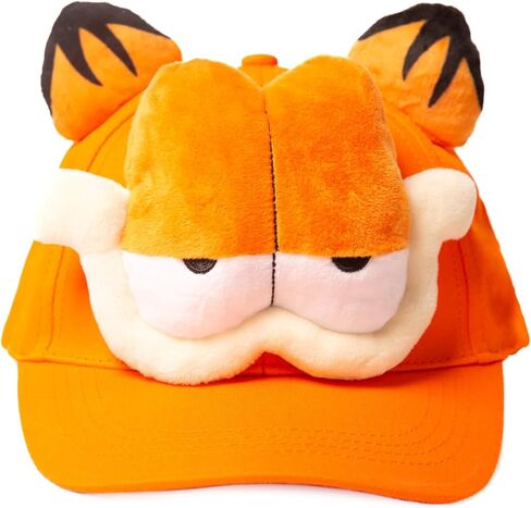 قبعة قطة النمر البرتقالية - للكبار والرجال والنساء والمراهقين، أزياء تنكرية للأم والأب مناسبة للهالوين in Kuwait