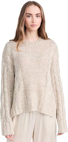 Splendid Women's x Cella Jane Cable Knit Sweater in Saudi Arabia