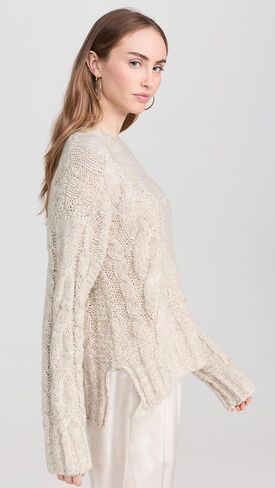 Splendid Women's x Cella Jane Cable Knit Sweater in Saudi Arabia