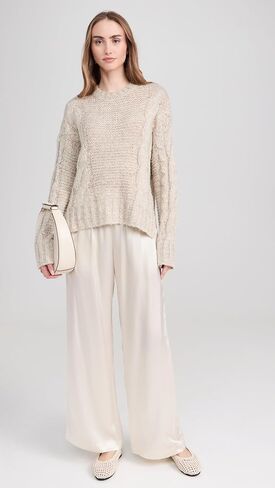 Splendid Women's x Cella Jane Cable Knit Sweater in Saudi Arabia