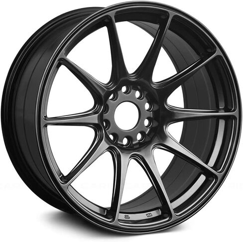 عجلة XXR 527 من الكروم باللون الأسود والألومنيوم (18 × 8.75 بوصة /4 × 100 مم، إزاحة 35 مم) in Kuwait